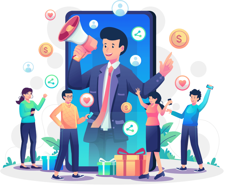 Online learning illustration